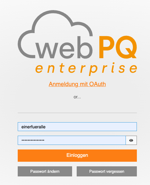 Login mit OAuth