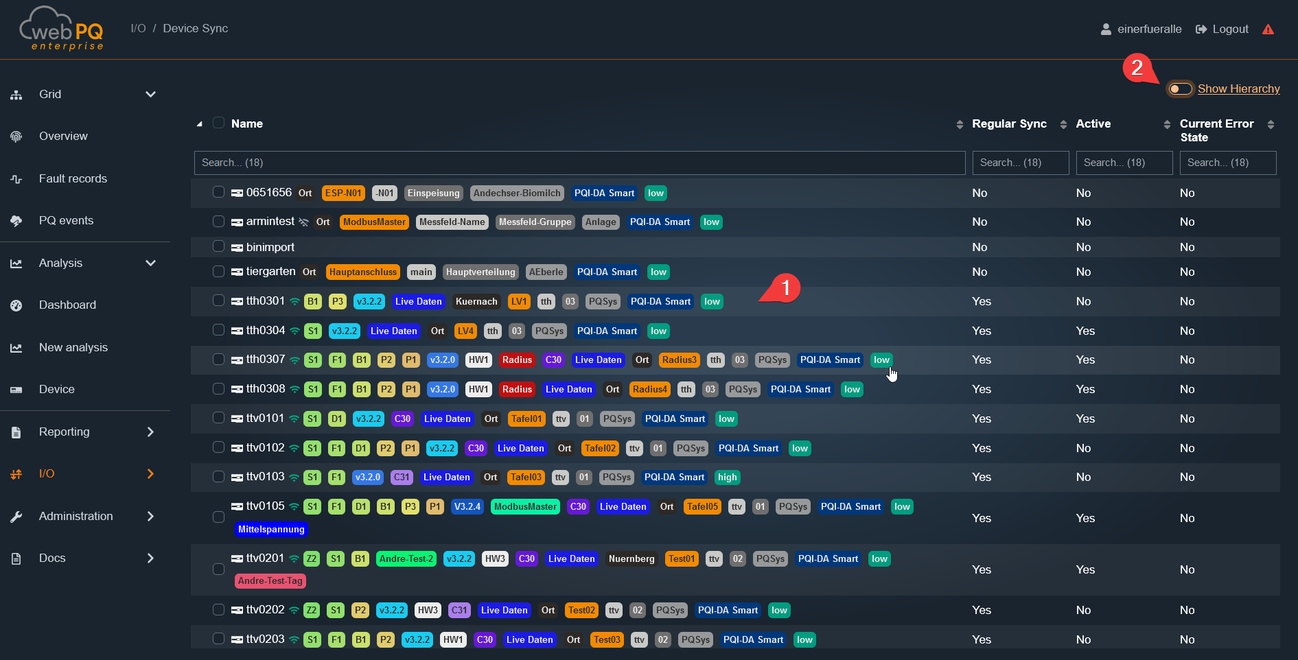 Synchronization Status