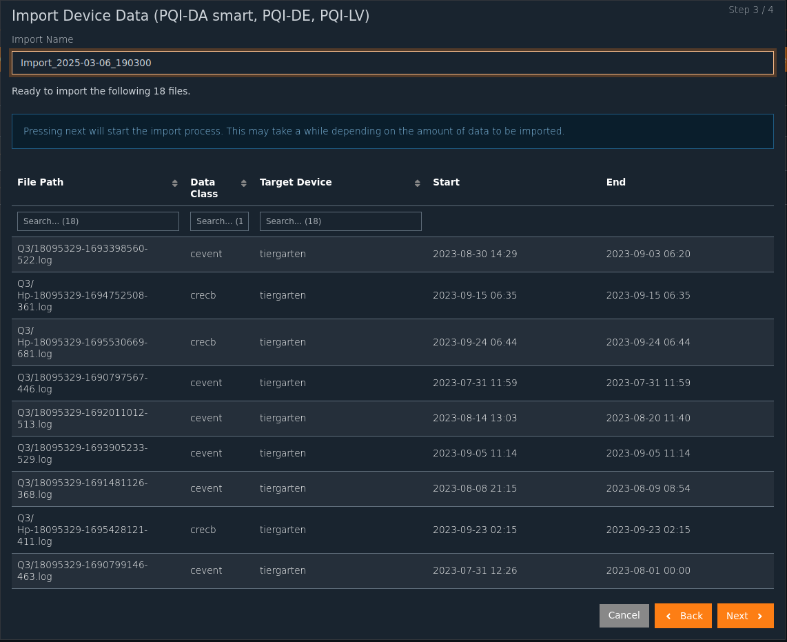 Upload Data