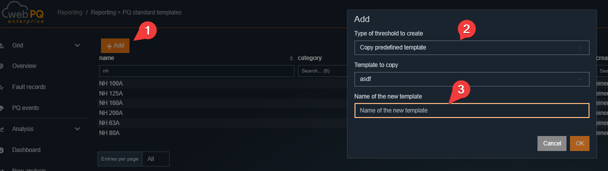 Adding Thresholds